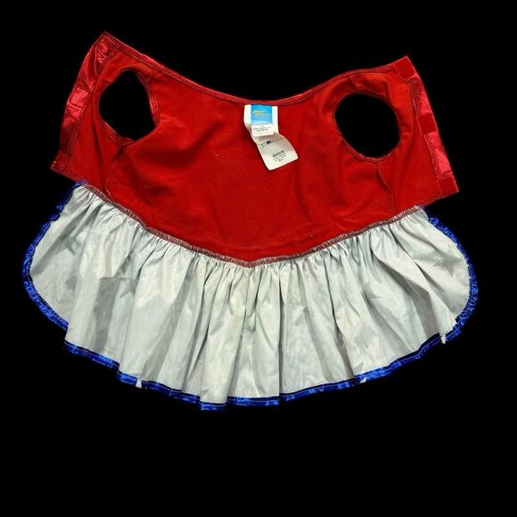 Rubie’s Wonder Woman Pet Costume Medium Red Blue Gold Stars Dog Dress DC Comics - Picture 9 of 10